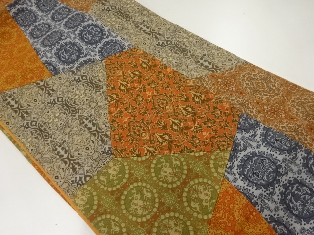 切り嵌め名物裂袋帯